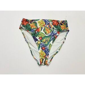 ModCloth Women's High Waisted Swim Bikini Bottoms Medium Color NWOT‎